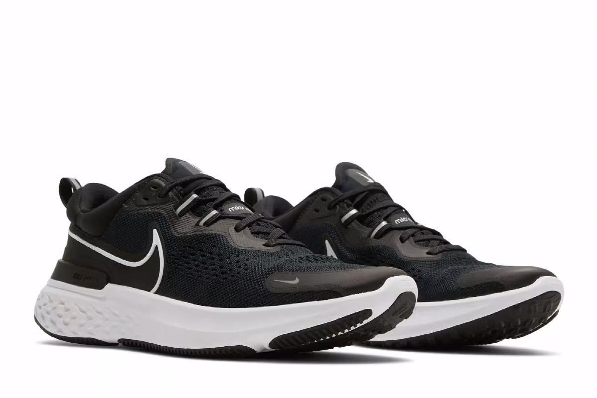 Nike React Miler 2 Black White, view 9