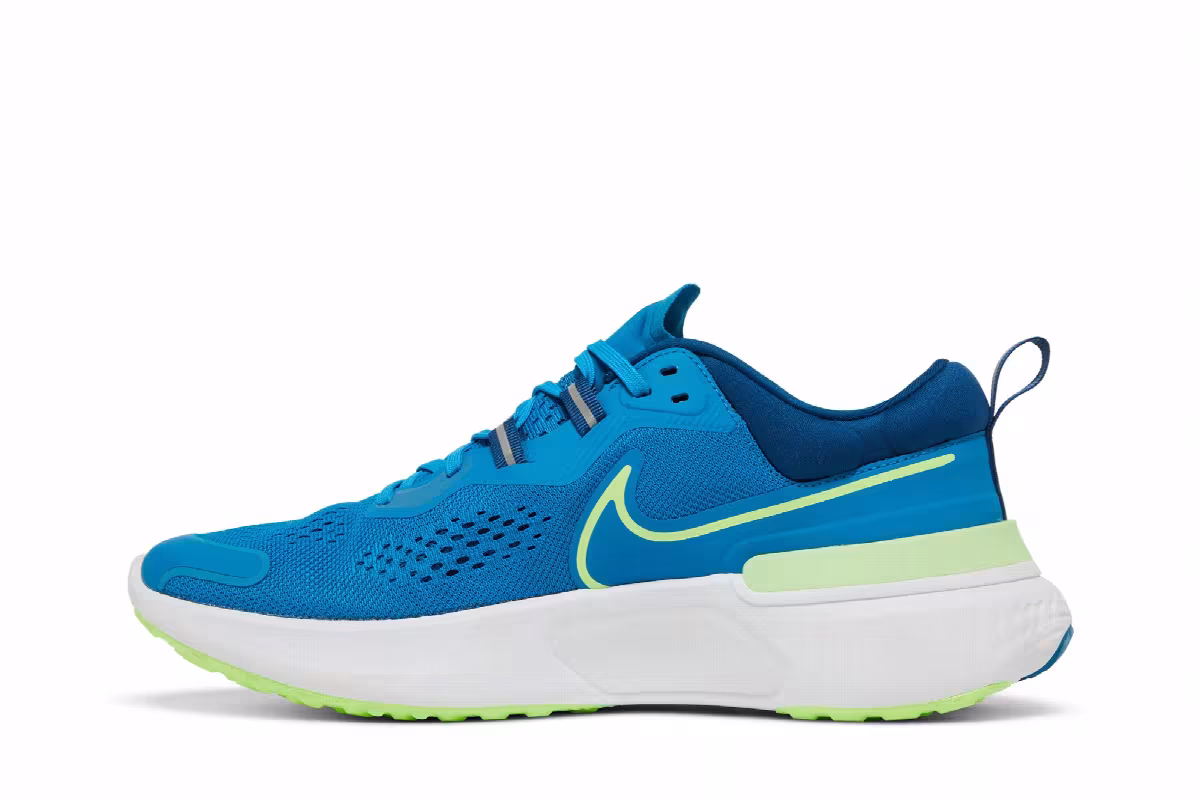 Nike React Miler 2 Imperial Blue Lime Glow, view 4