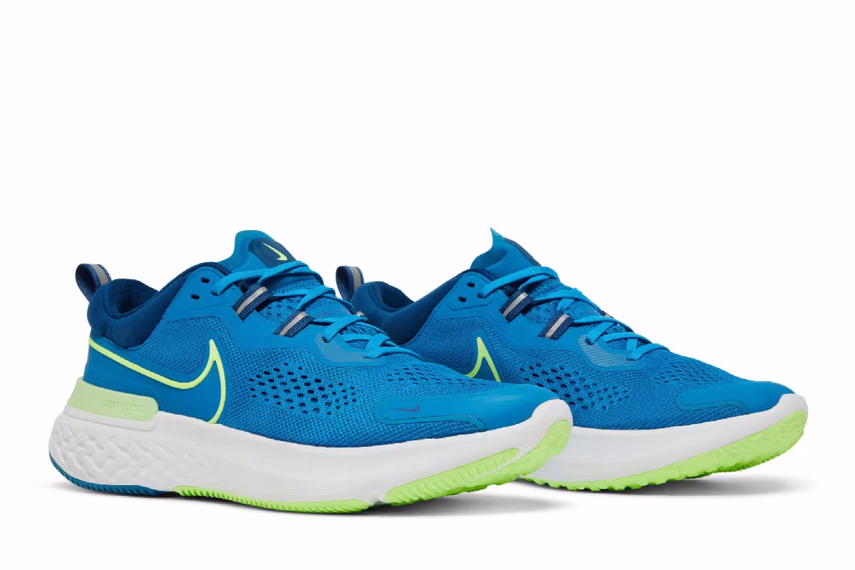 Nike React Miler 2 Imperial Blue Lime Glow, view 9