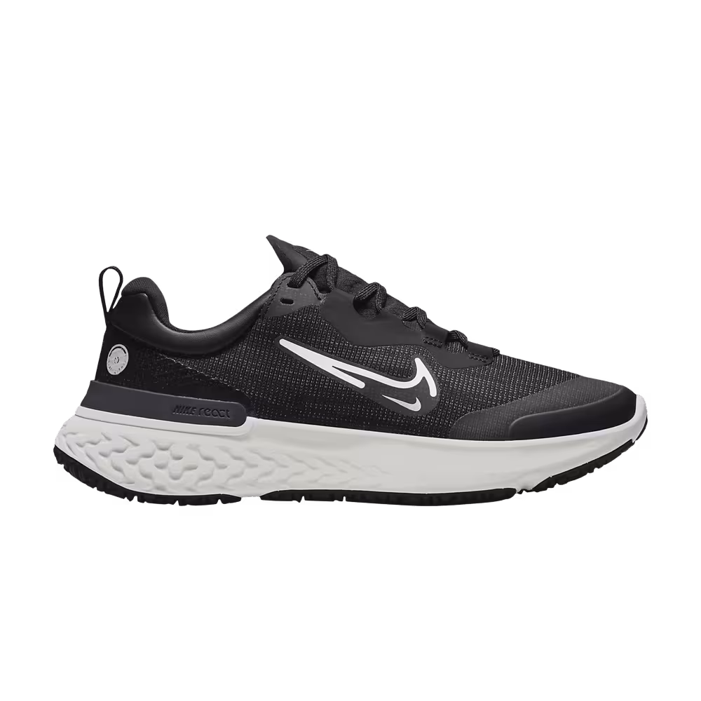 Nike Women's React Miler 2 Shield Black White