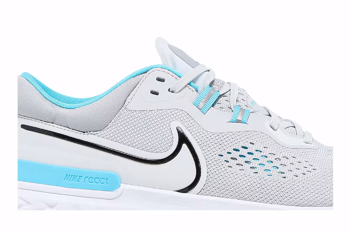 Nike React Miler 2 Pure Platinum Chlorine Blue, view 3