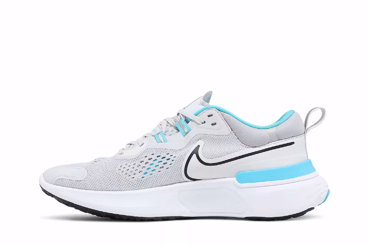 Nike React Miler 2 Pure Platinum Chlorine Blue, view 4