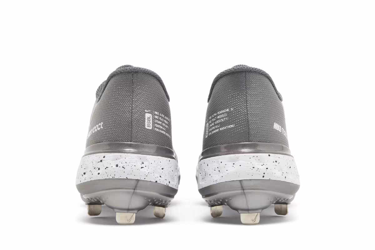 Nike Alpha Huarache Elite 3 Low Light Smoke Grey, view 7