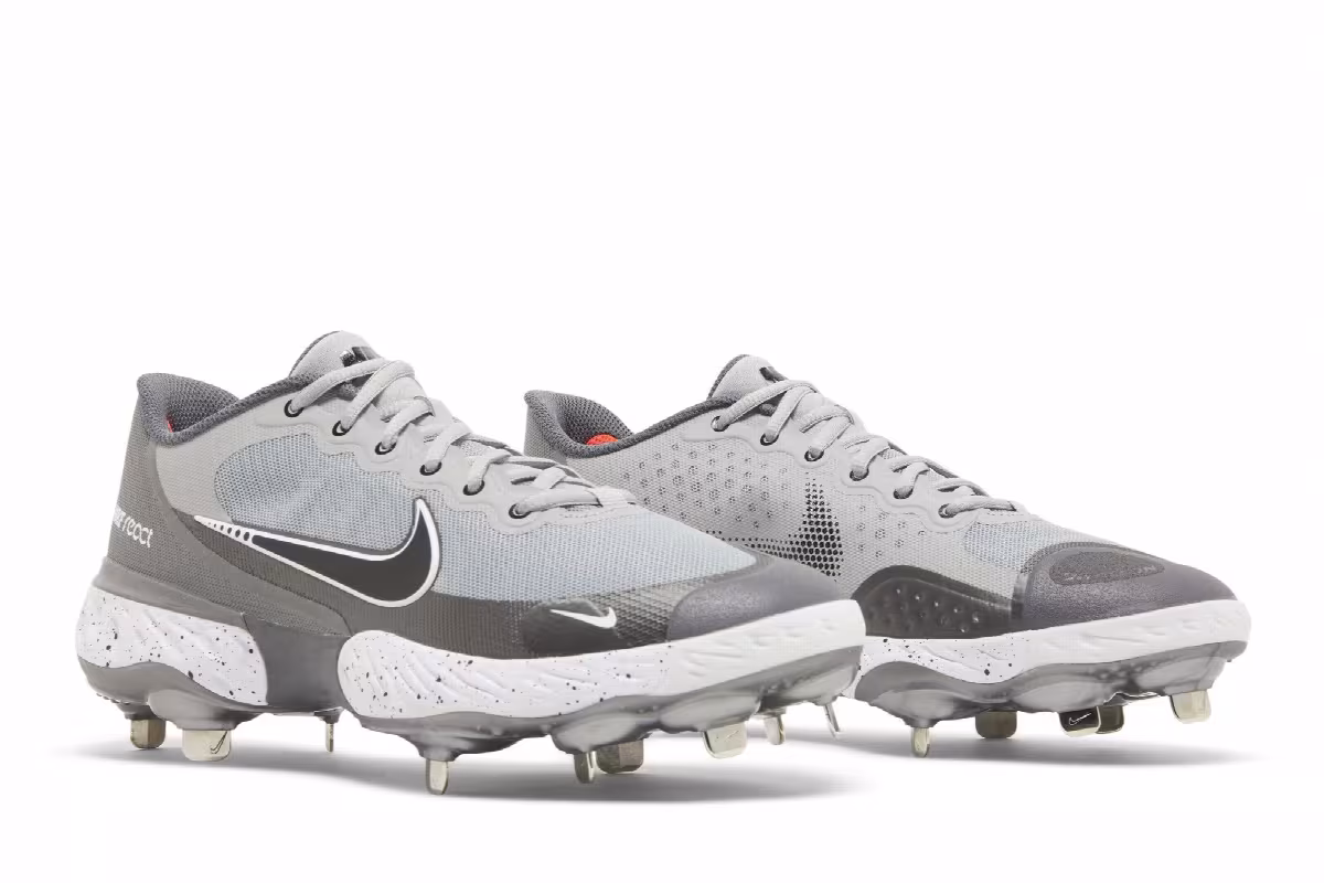 Nike Alpha Huarache Elite 3 Low Light Smoke Grey, view 9