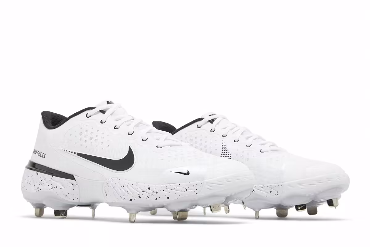 Nike Alpha Huarache Elite 3 Low White Grey, view 9