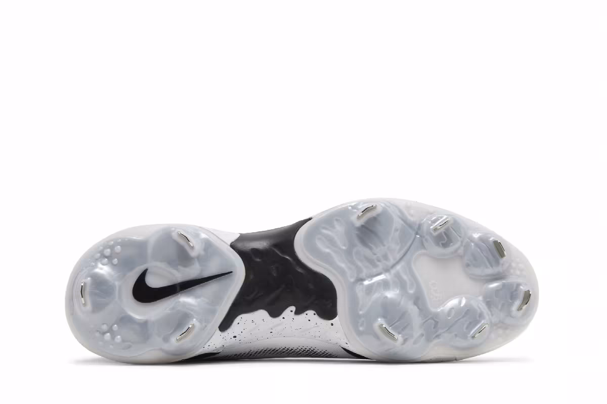 Nike Alpha Huarache Elite 3 Low White Black, view 5
