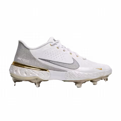 Nike Alpha Huarache Elite 3 Low 'White Metallic Silver'