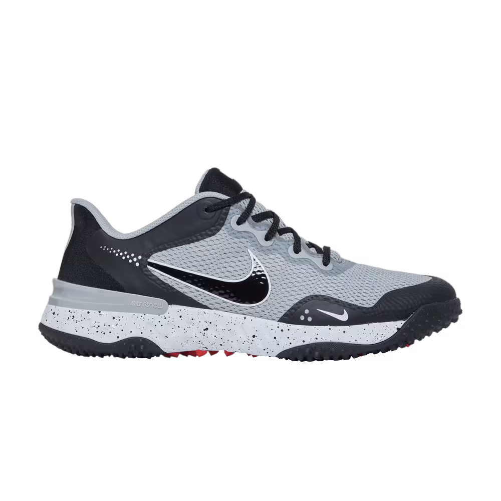 Nike Alpha Huarache Elite 3 Turf Light Smoke Grey Black