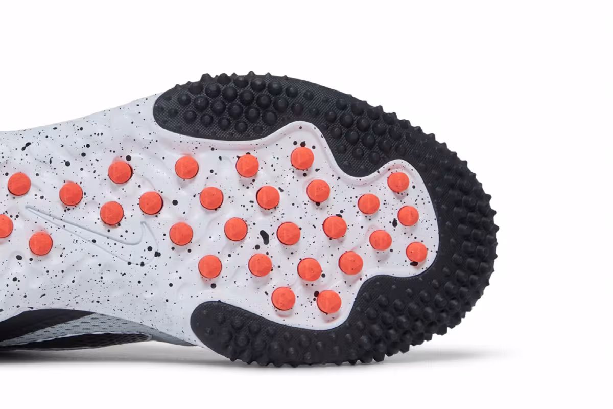 Nike Alpha Huarache Elite 3 Turf Light Smoke Grey Black, view 6