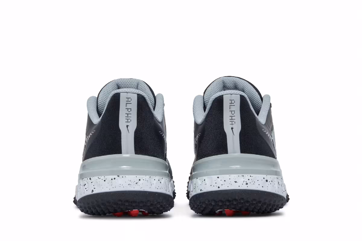 Nike Alpha Huarache Elite 3 Turf Light Smoke Grey Black, view 7