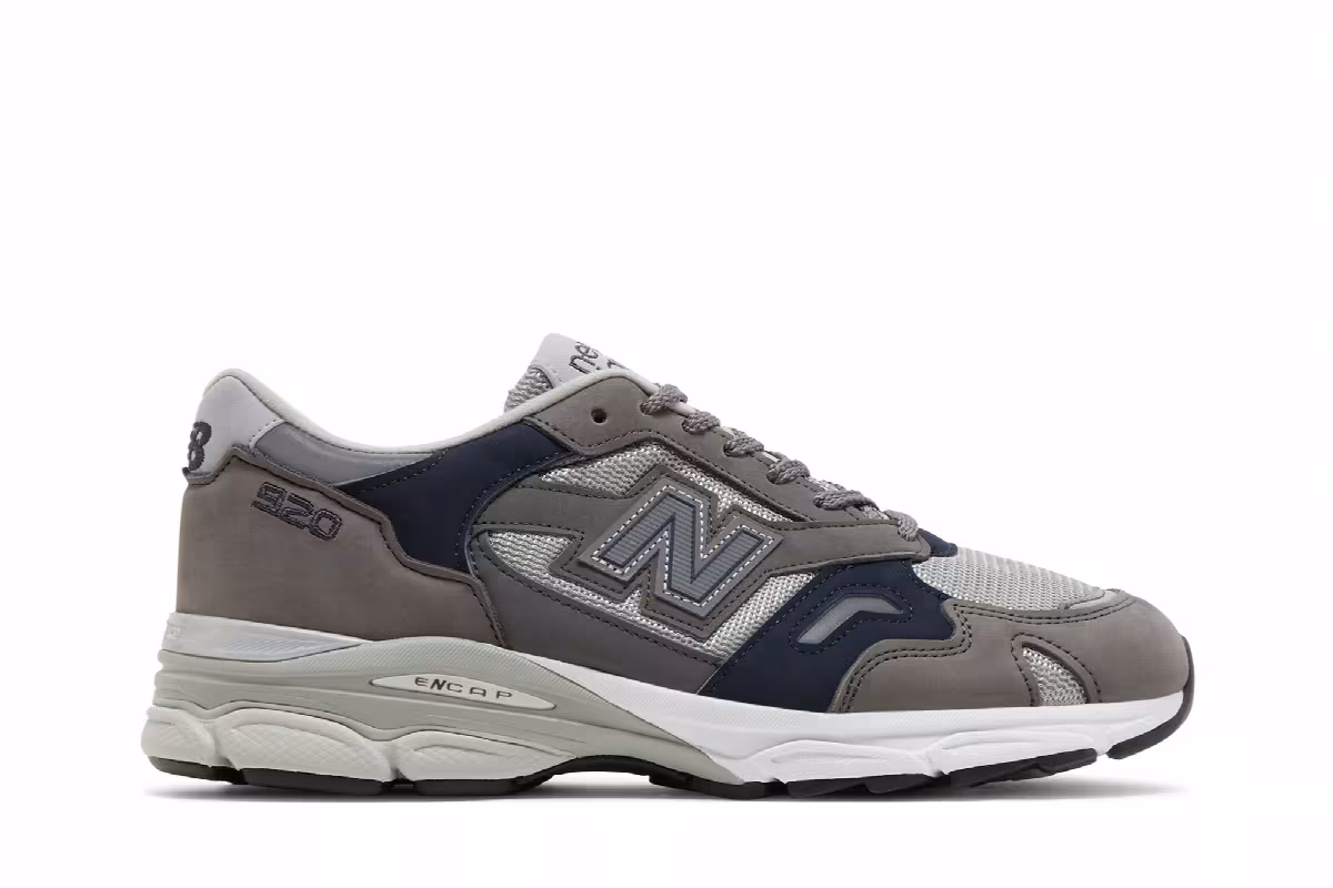 New Balance 920 Made in England Grey Navy, view 2