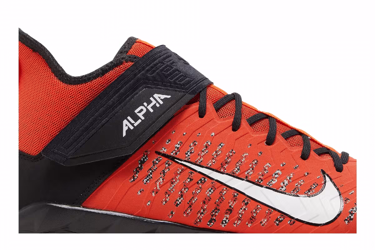 Nike Alpha Menace Pro 2 Mid Team Orange, view 3