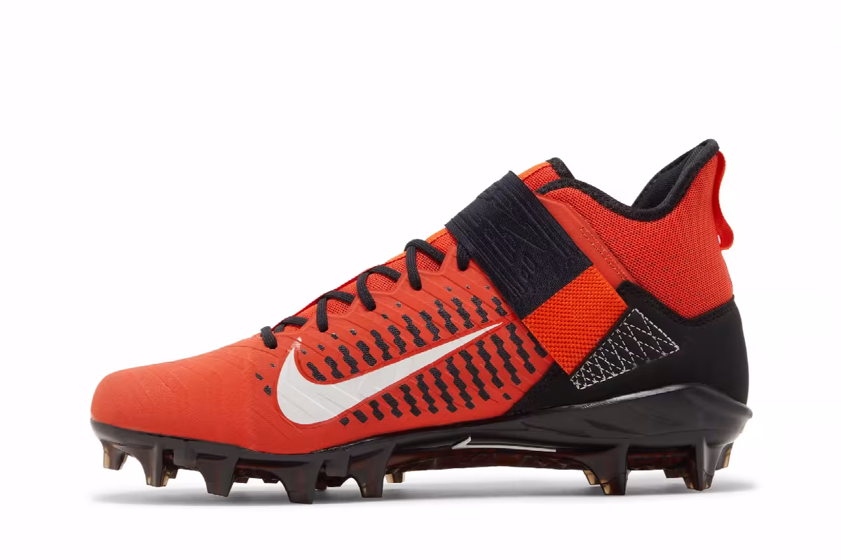 Nike Alpha Menace Pro 2 Mid Team Orange, view 4
