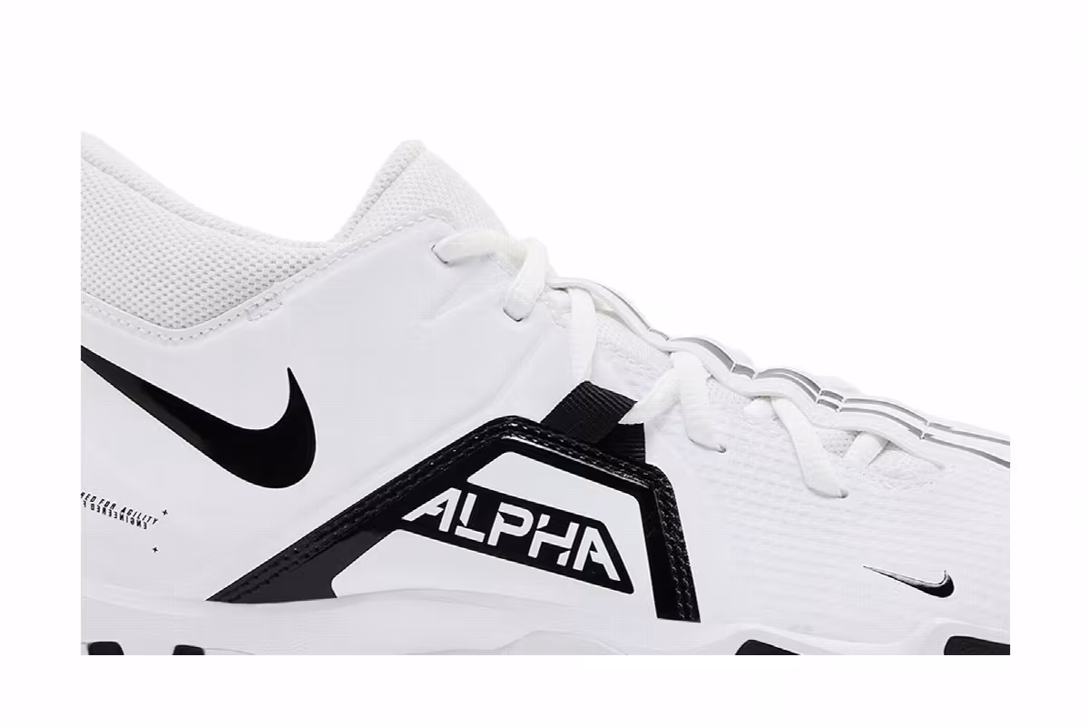 Nike Alpha Menace 3 Shark White Black, view 3
