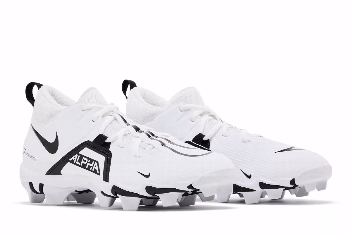 Nike Alpha Menace 3 Shark White Black, view 9