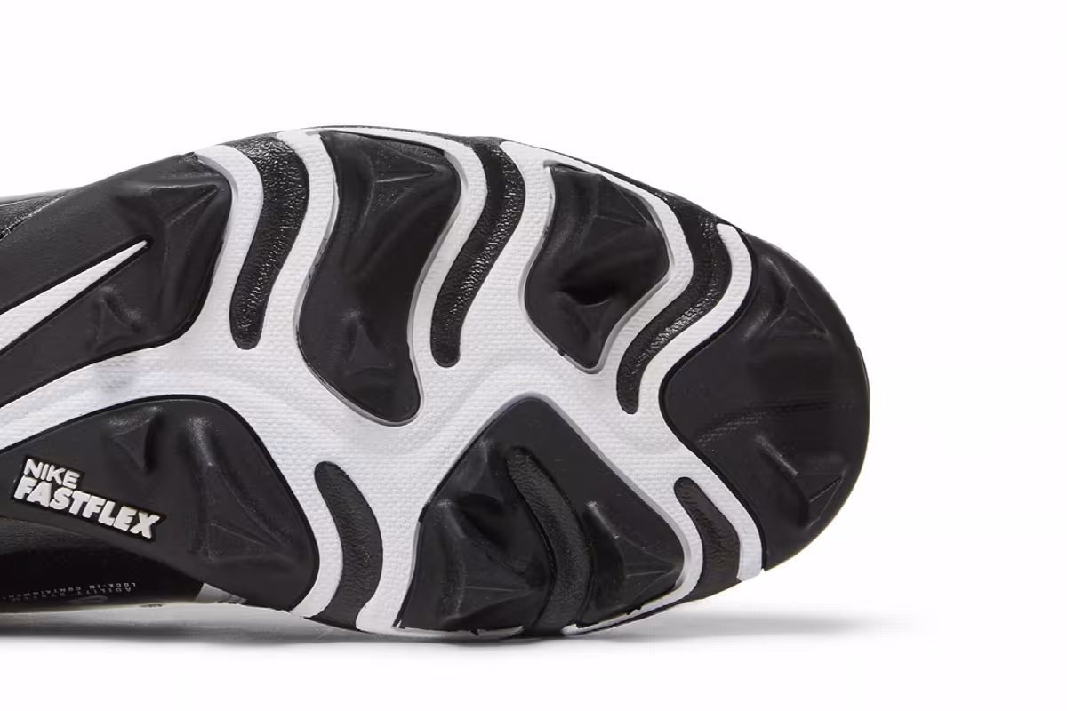 Nike Alpha Menace 3 Shark Wide Black White, view 6