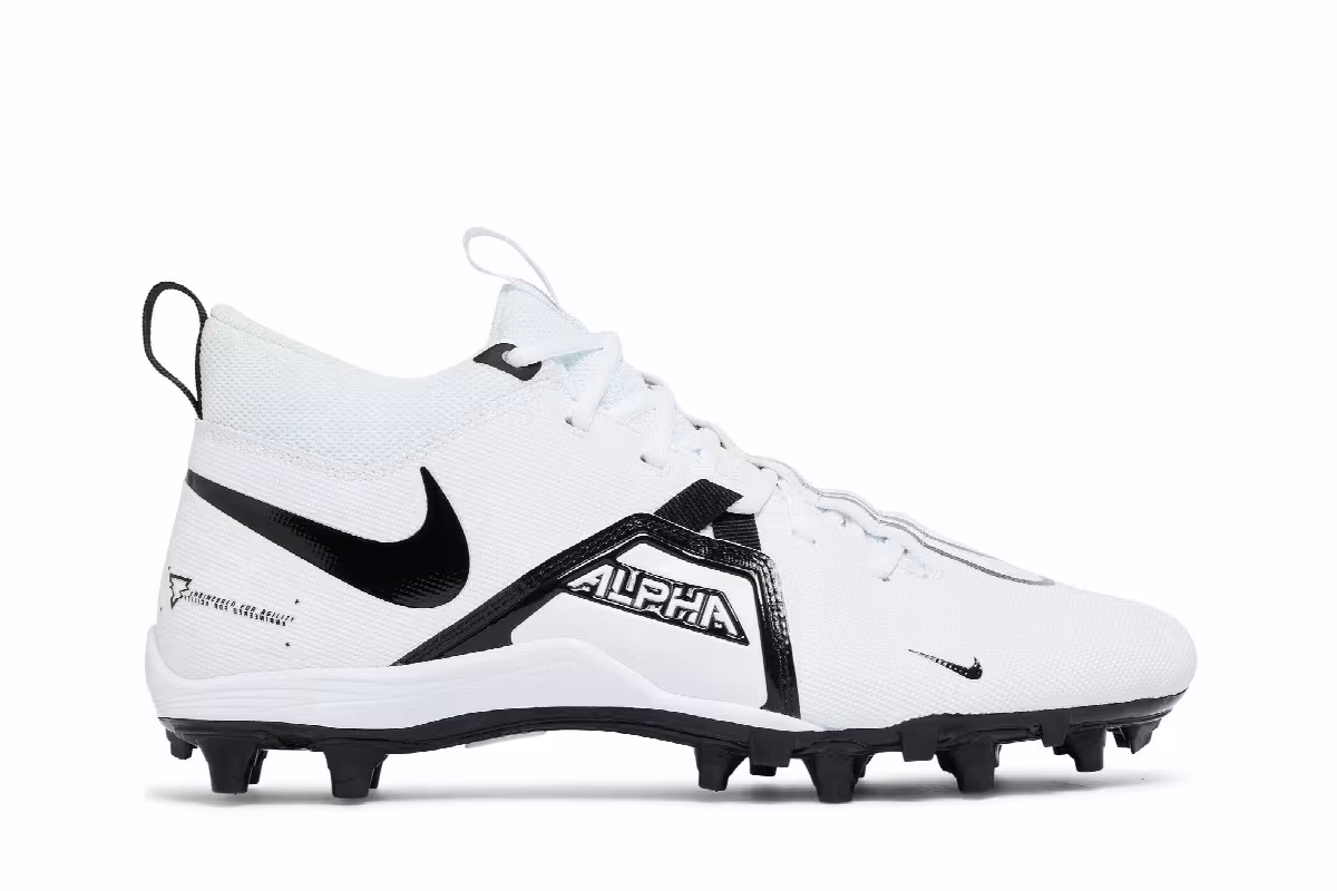 Nike Alpha Menace Varsity 3 White Black, view 2