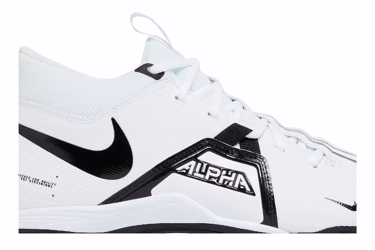 Nike Alpha Menace Varsity 3 White Black, view 3