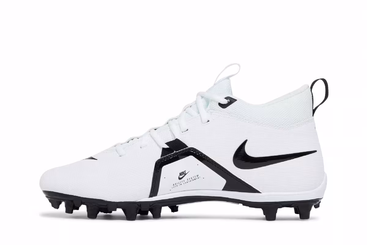 Nike Alpha Menace Varsity 3 White Black, view 4