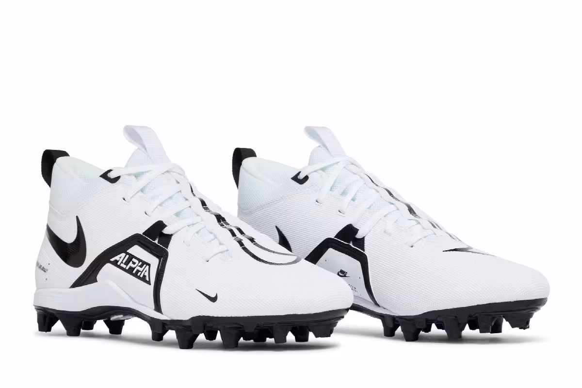Nike Alpha Menace Varsity 3 White Black, view 9