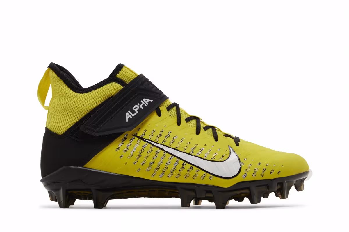 Nike Alpha Menace Pro 2 Mid Opti Yellow, view 2