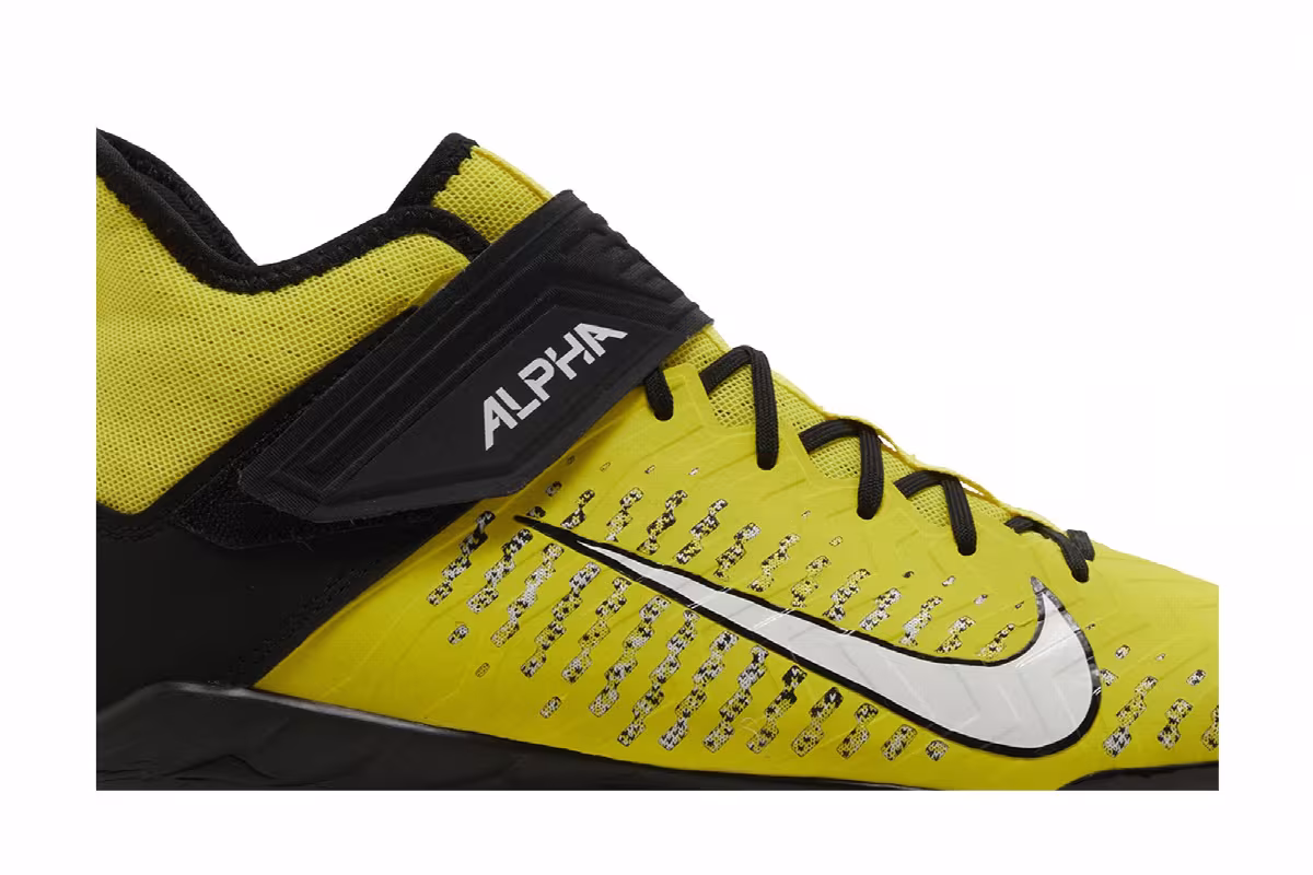 Nike Alpha Menace Pro 2 Mid Opti Yellow, view 3