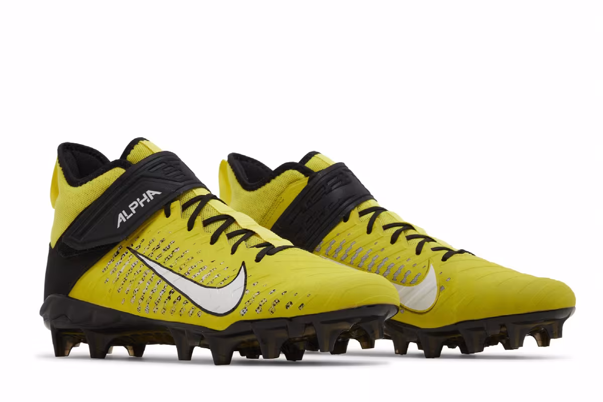 Nike Alpha Menace Pro 2 Mid Opti Yellow, view 9