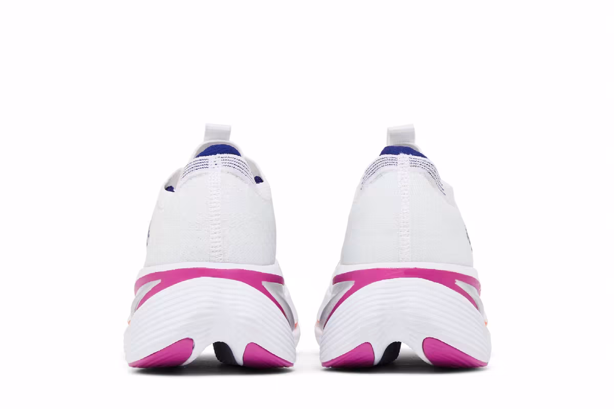 New Balance Women's FuelCell SuperComp Trainer White Blue Magenta, view 7