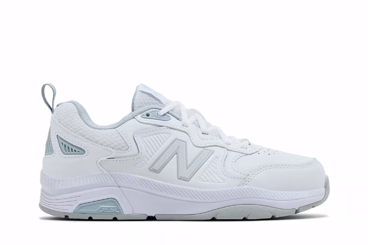 New Balance Women's 857v3 White Cyclone, view 2
