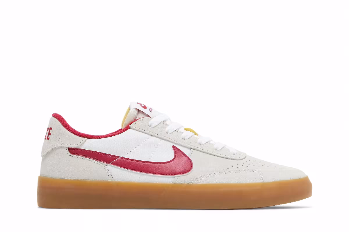 Nike Heritage Vulc SB Summit White Cardinal Red, view 2