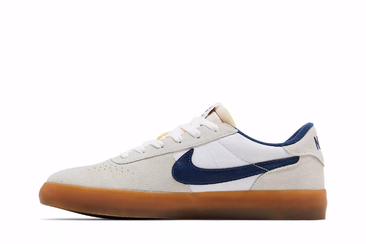 Nike Heritage Vulc SB Summit White Navy, view 4