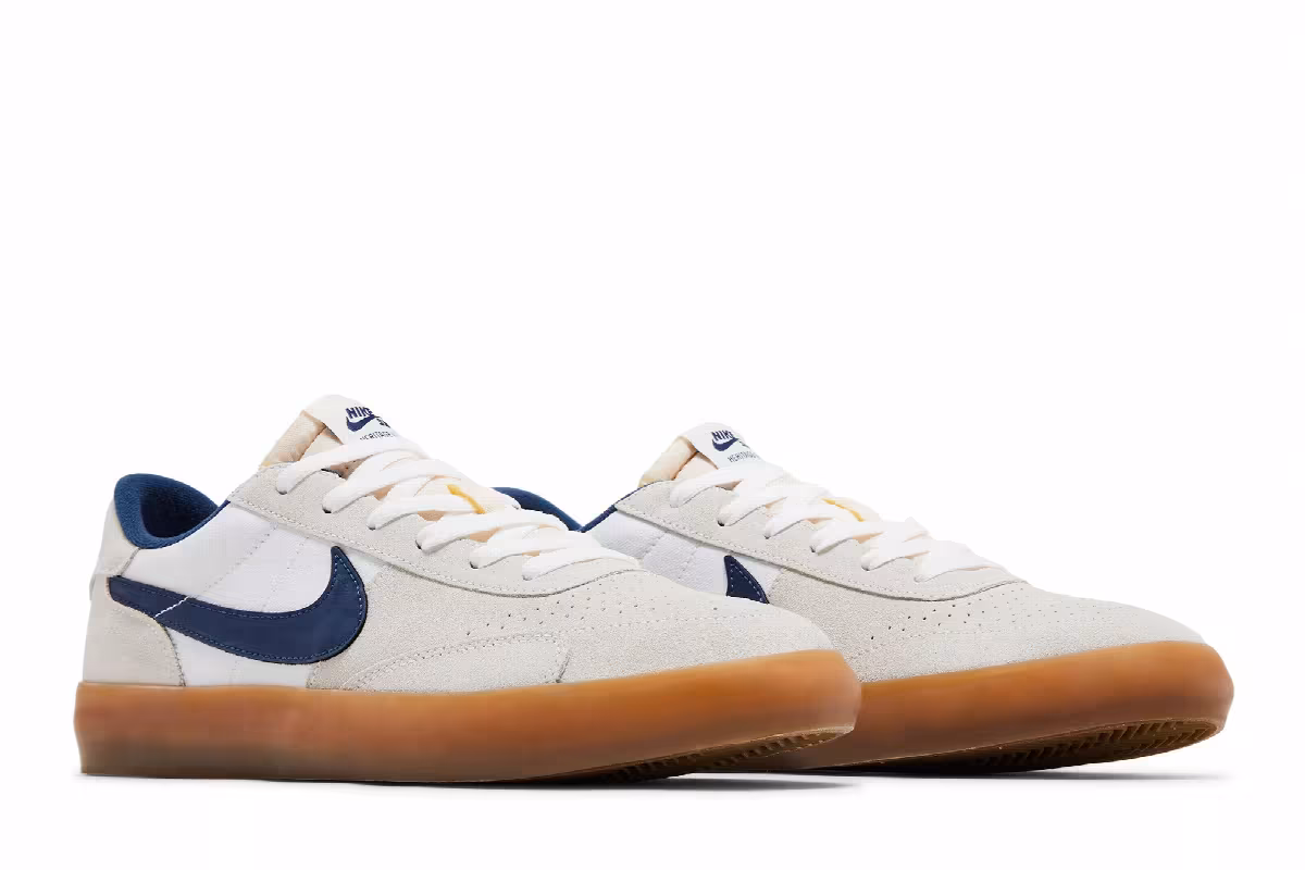 Nike Heritage Vulc SB Summit White Navy, view 9
