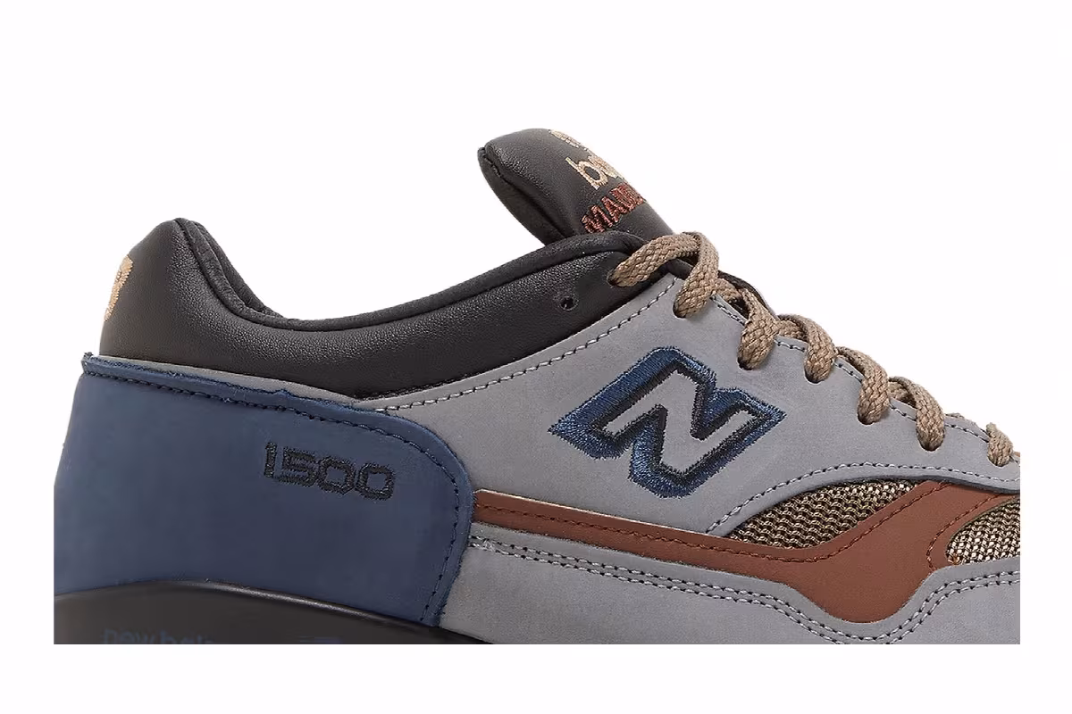 New Balance 1500 Made in England Grey Navy, view 3