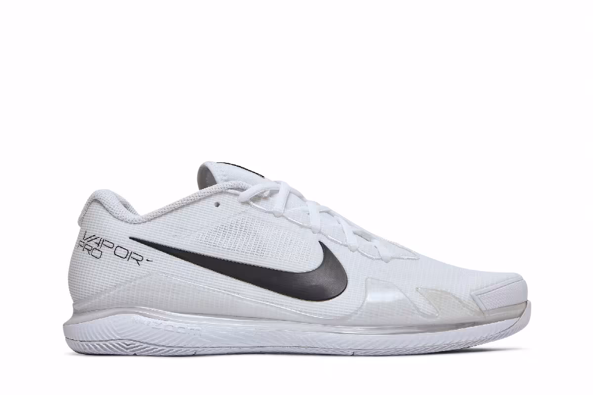 NikeCourt Air Zoom Vapor Pro White Black, view 2