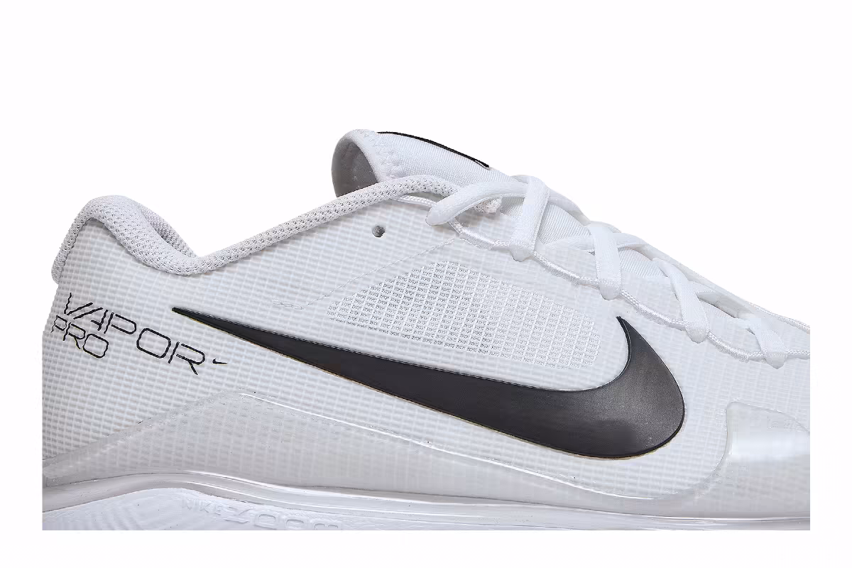 NikeCourt Air Zoom Vapor Pro White Black, view 3
