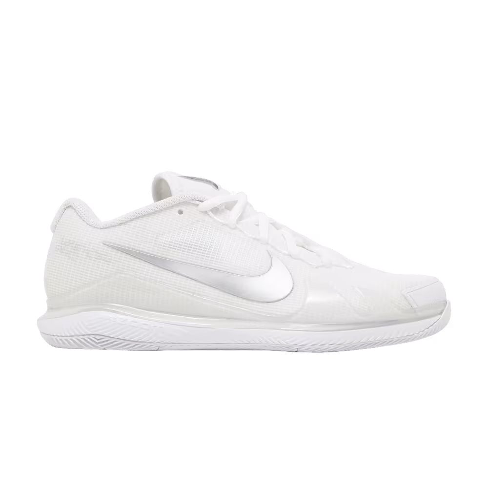 Women's NikeCourt Air Zoom Vapor Pro White Metallic Silver