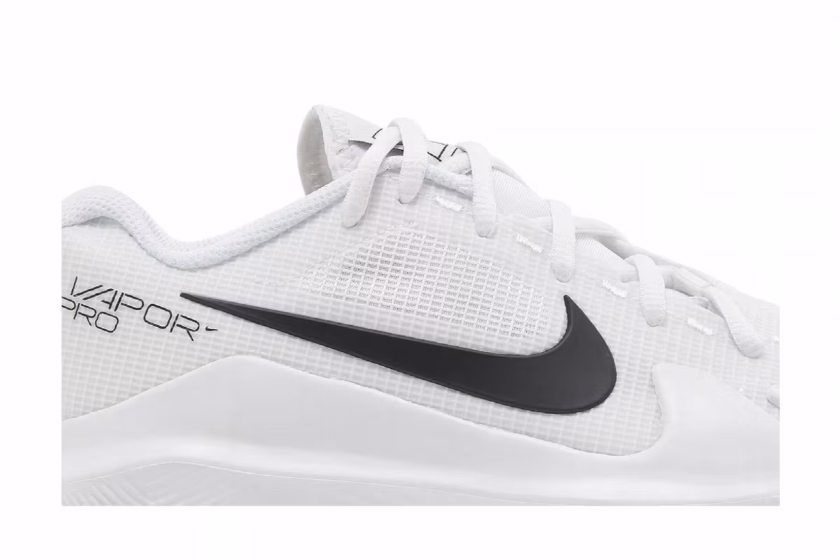 NikeCourt Vapor Pro GS White Black, view 3