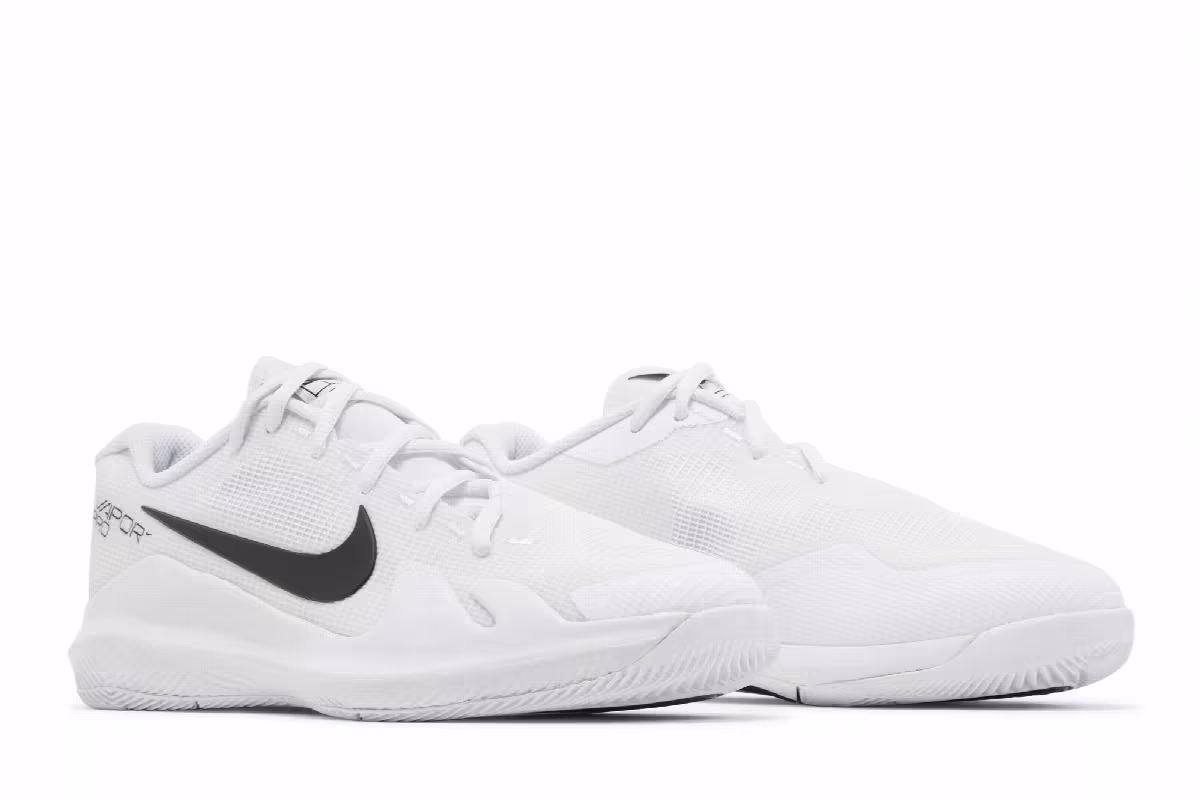 NikeCourt Vapor Pro GS White Black, view 9