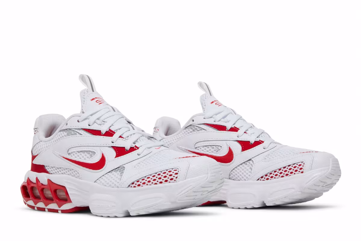 Nike Women's Zoom Air Fire White University Red, view 9
