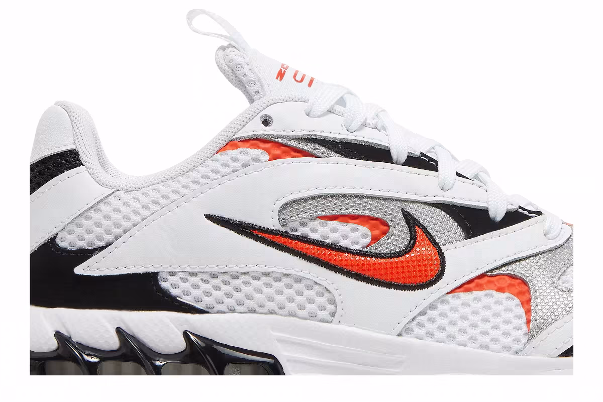 Nike Women's Zoom Air Fire White Team Orange, view 3