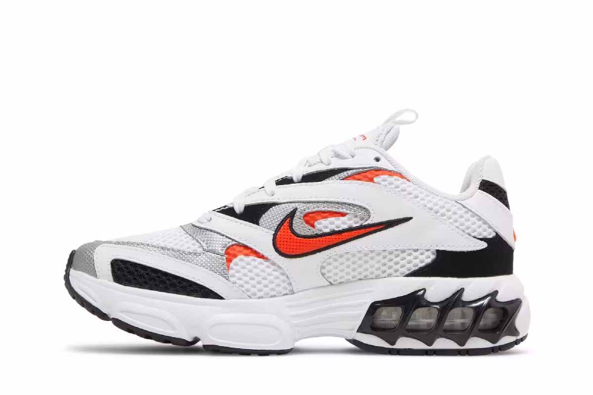 Nike Women's Zoom Air Fire White Team Orange, view 4