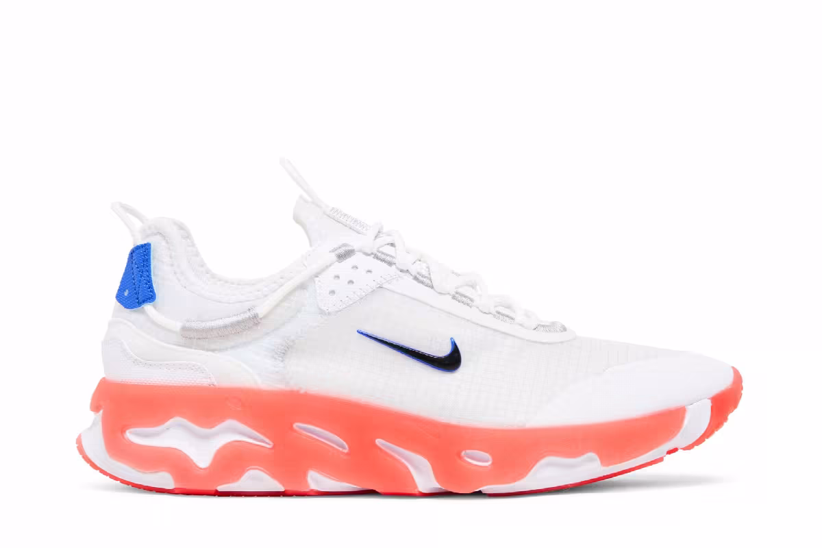 Nike React Live White Bright Crimson, view 2