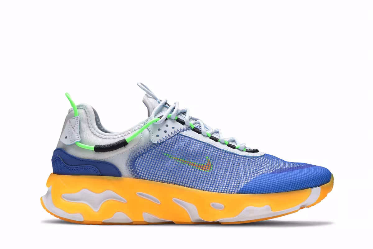 Nike React Live Premium Hyper Royal Laser Orange, view 2