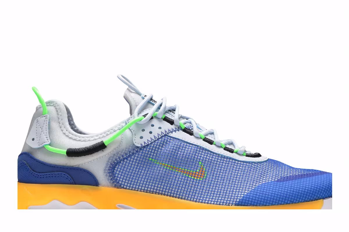 Nike React Live Premium Hyper Royal Laser Orange, view 3