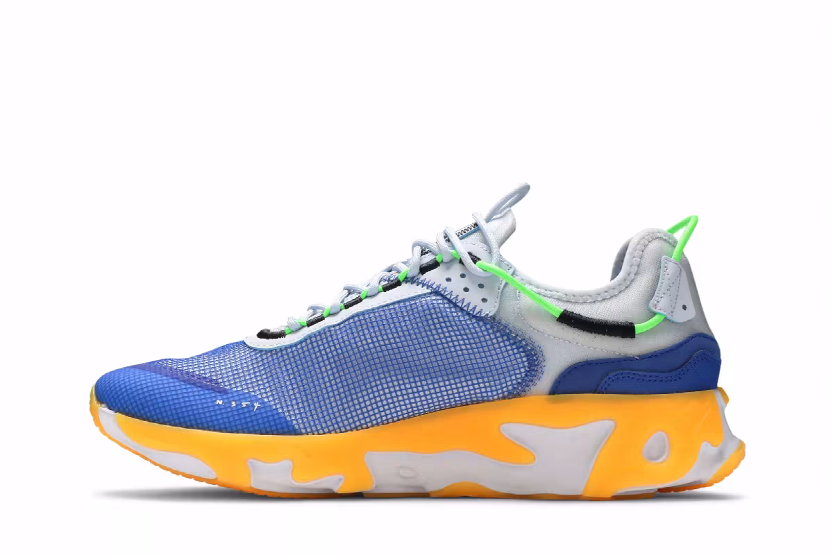 Nike React Live Premium Hyper Royal Laser Orange, view 4