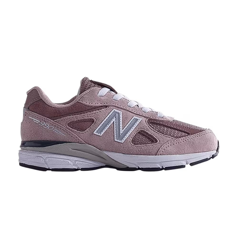 Kith x New Balance 990v4 Little Kid Dusty Rose