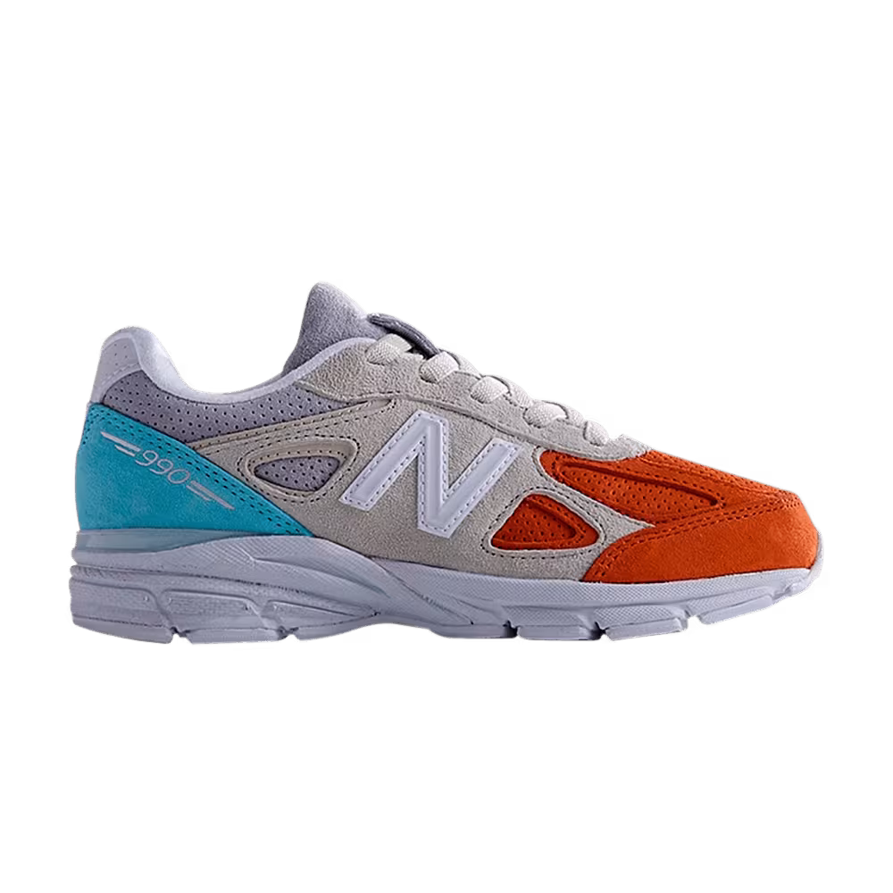 Kith x New Balance 990v4 Little Kid Cyclades