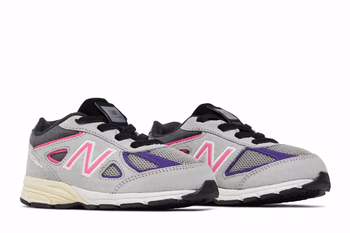 Kith x United Arrows & Sons x New Balance 990v4 Toddler, view 9