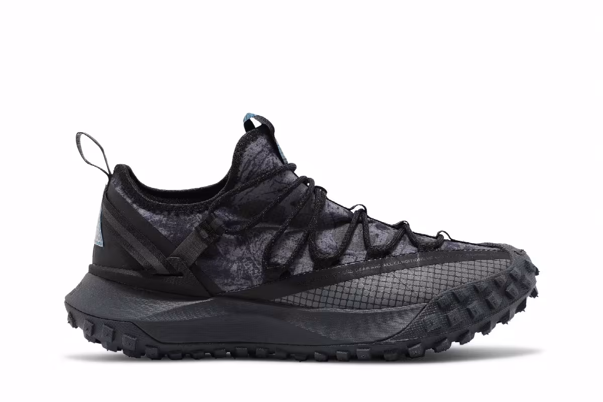 Nike ACG Mountain Fly Low Black Green Abyss, view 2