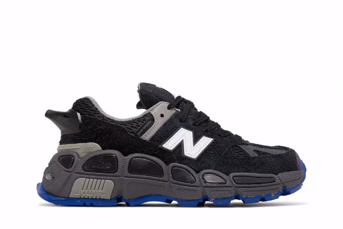 Salehe Bembury x New Balance 574 YURT Universal Communication - Black Plum, view 2